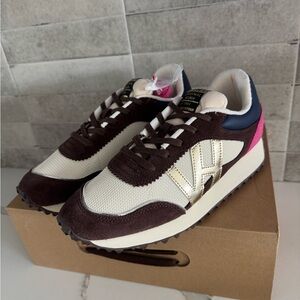 VINTAGE HAVANA Cosmic 31 Sneakers, in chocolate/fuchsia/navy.
